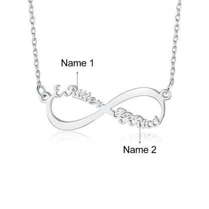 COLLIER INFINI 2 PRÉNOMS