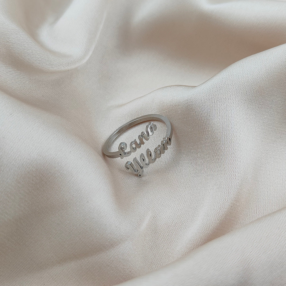BAGUE AJUSTABLE JUSQU'À 2 PRÉNOMS