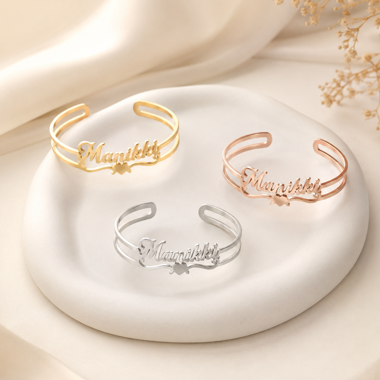 BRACELET JONC SIGNATURE 1 PRÉNOM