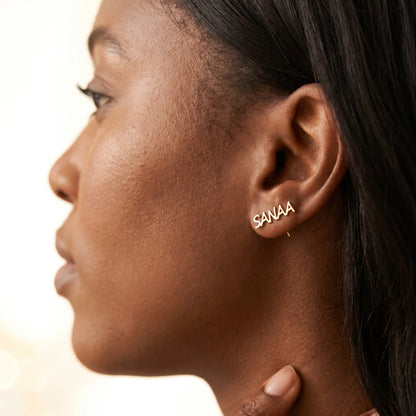 BOUCLES D'OREILLES JUSQU'À 2 PRÉNOMS
