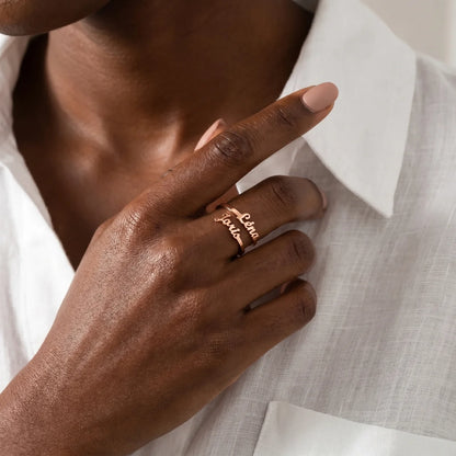 BAGUE AJUSTABLE JUSQU'À 2 PRÉNOMS