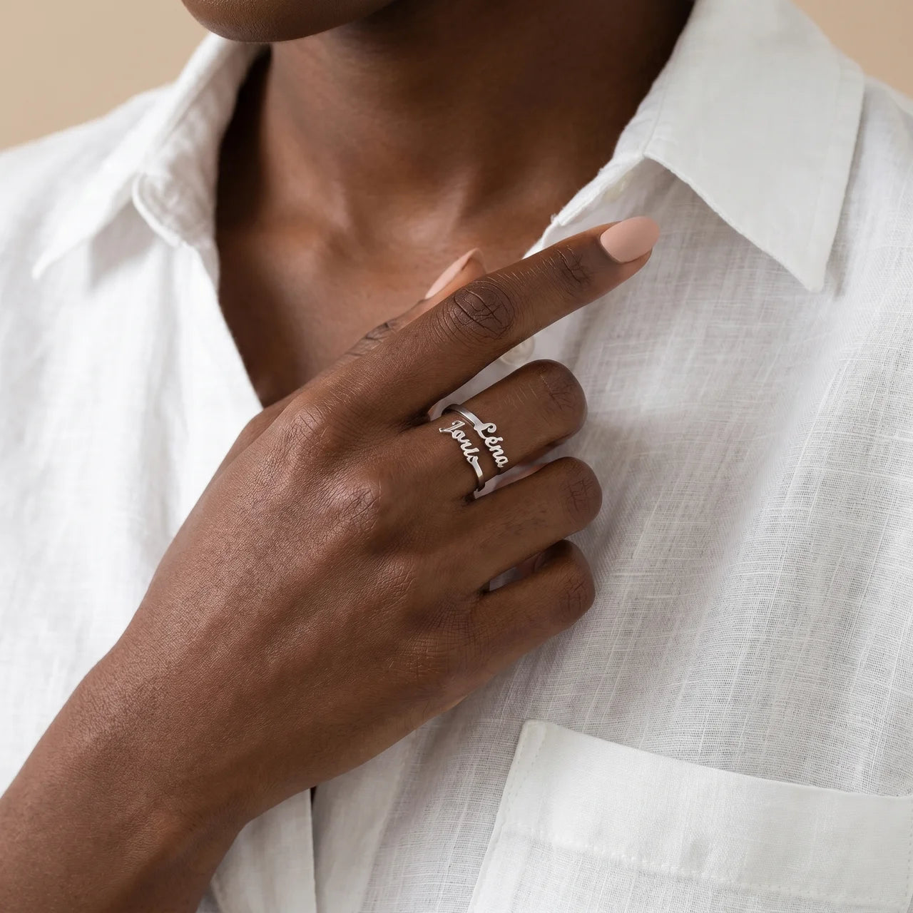 BAGUE AJUSTABLE JUSQU'À 2 PRÉNOMS