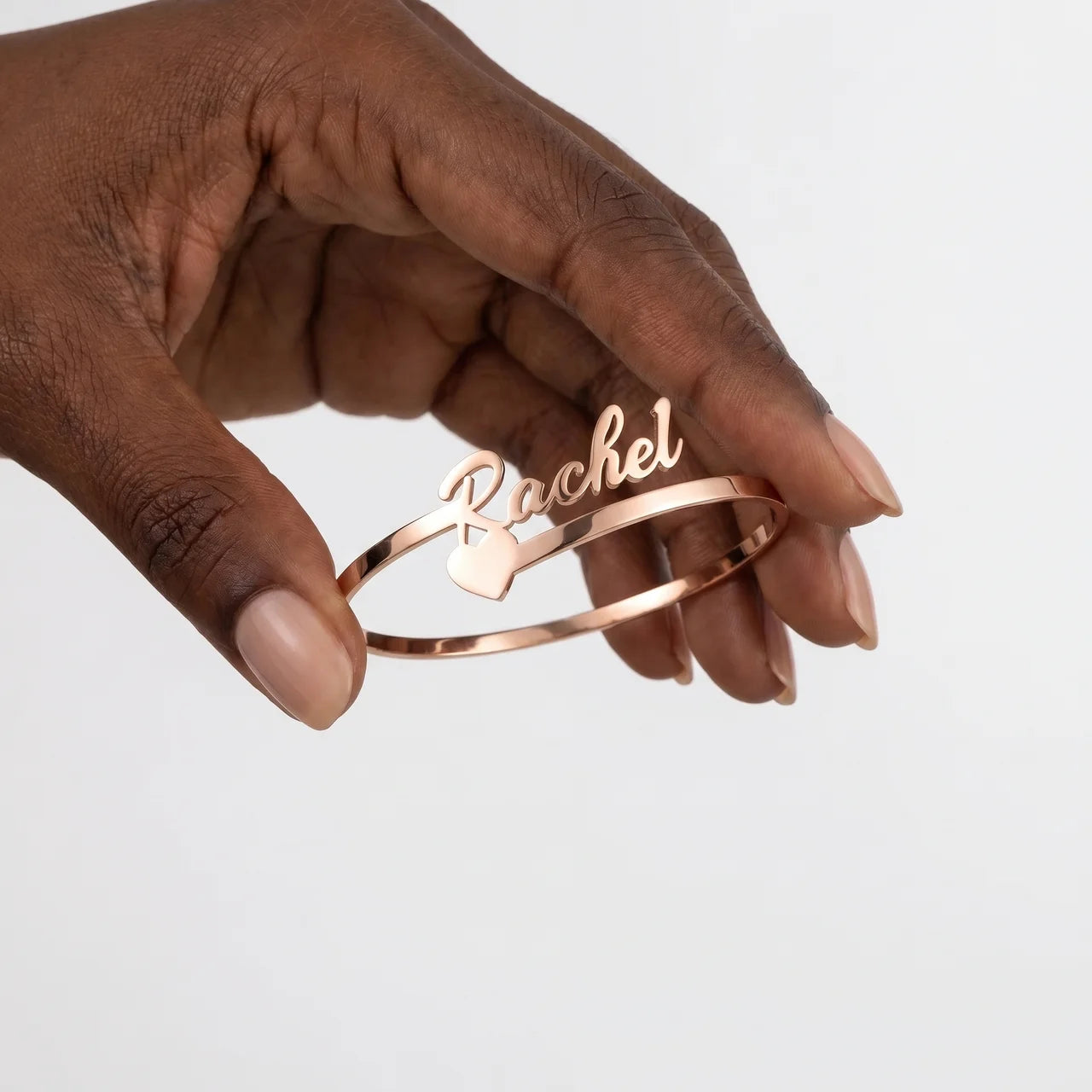BRACELET JONC COEUR 1 PRÉNOM